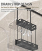 CARLA HOME Over the Door 2-tier Shower Caddy Organizer Shelf with Hooks for Bathroom