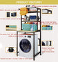 CARLA HOME 3-Tier Over Washing Machine Storage Rack Laundry Shelf Organizer for Bathroom or Toilet (Black)