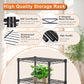 CARLA HOME 4-Tier Adjustable Metal Storage Shelves Wire Rack Organizer for Kitchen, Pantry, Bathroom or Laundry Room (60cm W x 40cm D x 126cm H)