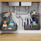 CARLA HOME 2 Pack Under Sink Organiser with Sliding Drawers for Kitchen & Bathroom
