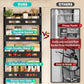 CARLA HOME 6 Tier Over the Door Organizer with Adjustable Metal Pantry Storage Rack and Hanging Baskets for Kitchen and Bathroom