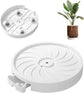 CARLA HOME 2-Pack Rolling Plant Stand with 360° Wheels for Indoor Pots (26 cm)