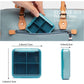 Locking Combination Medicine Box (Blue/Medium)