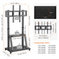 Adjustable Heavy Duty Mobile TV Cart Stand