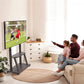 Adjustable Heavy Duty Mobile TV Cart Stand