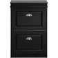 Shoe Cabinet 2 Drawers Storage Cupboard Black