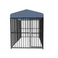 Pawhub Heavy Duty Dog Cage Black Metal Kennel Indoor Outdoor 3M