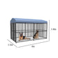 Pawhub Heavy Duty Dog Cage Black Metal Kennel Indoor Outdoor 3M