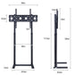 TV Stand Base Mount Bracket Swivel for 32-65 LED LCD Screen