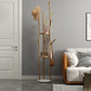 Marble & Metal Coat Rack Stand Heavy Duty