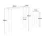 Stereoscopic Metal Garden Arch Arbor Wedding Pergola Trellis