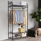 Extra Large Iron Clothes Rack Garment Hanging Stand