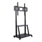 Rolling TV Stand 32-100 w/ Adjustable Mount & 2-Tier Shelf