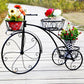 Iron Bicycle Plant Stand Rack Indoor Outdoor Garden