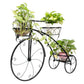 Iron Bicycle Plant Stand Rack Indoor Outdoor Garden