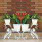 Set of 2 Plant Stand Wedding Garden Flower Shelf Rack