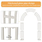 Metal Wedding Arch Garden Arbor Floral Stand Indoor/Outdoor