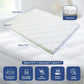 Queen Memory Foam Mattress Topper 7-Zone Bamboo Cover Breathable