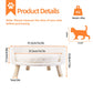 Luxury Round Pet Sofa Bed 40cm Soft Cushion Anti-skid