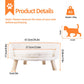 Luxury Round Pet Sofa Bed 60cm Soft Cushion Anti-skid