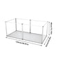 Clear Acrylic Dog Playpen 124x63x40CM, 6 Panels Cage