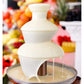 3-Tier Electric Chocolate Fondue Fountain Stainless Steel 0.9L