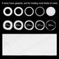 100PCS Clear Plastic Coin Holder Storage Box 20-30mm