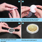 100PCS Clear Plastic Coin Holder Storage Box 20-30mm