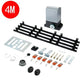 Electric Sliding Gate Opener 550W 0.74HP 4m Kit 2000KG w/ Remote & APP
