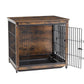 Small Wooden Dog Crate Indoor Kennel 63x51x59cm End Table Nightstand