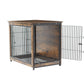 Medium Wooden Dog Crate Kennel 80.5x59x70cm End Table Nightstand