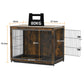 Large Wooden Dog Crate Kennel End Table Nightstand 100x59x74cm