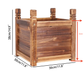 Small Raised Garden Bed 30x30x33/38cm Wooden Planter Box