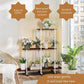 Plant Stand with Wheels Indoor Outdoor Flower Rack Display