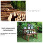 Pine Wood 3pcs Plant Stand Ladder Garden Flower Display