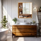 Wall Cabinet Bathroom Mirror Storage Medicine 55.5cm