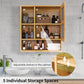 Wall Cabinet Bathroom Mirror Storage Medicine 55.5cm