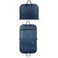Blue Men Suit Garment Bag Zippered Dustproof Travel Organizer