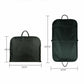 Blue Men Suit Garment Bag Zippered Dustproof Travel Organizer