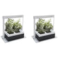 2 x Herb Lamp LED 4 Pot Grower 37 x 22 x 36cm