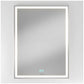 Aurea integrated led plug in wall mirror