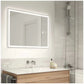 Aurea integrated led plug in wall mirror