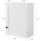 White Wall Cabinet with Door 40x52cm