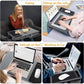 Portable Laptop Desk with Device Ledge, Mouse Pad and Phone Holder for Home Office (Silver, 40cm)