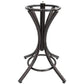 Brown Coat Rack with Stand Wooden Hat and 12 Hooks Hanger Walnut tree