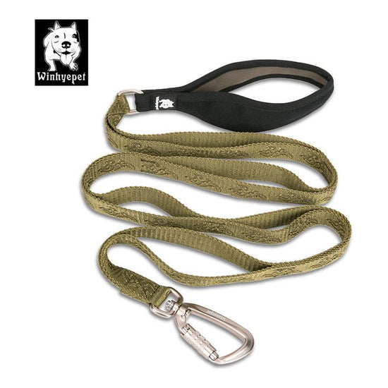 Whinyepet leash army green - M