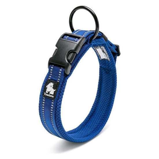 Heavy Duty Reflective Collar Blue S