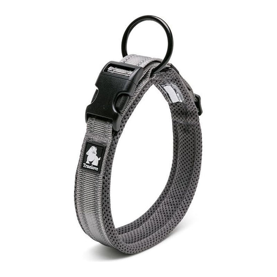 Heavy Duty Reflective Collar Grey 2XS