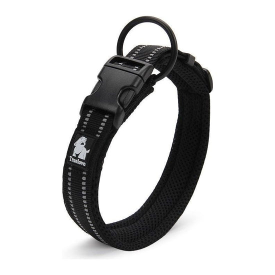 Heavy Duty Reflective Collar Black L