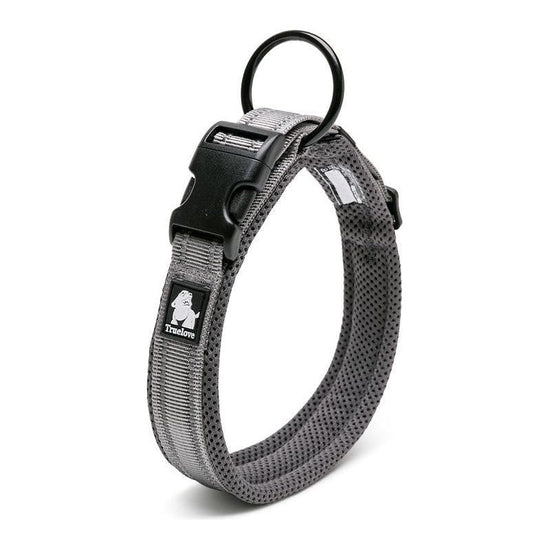 Heavy Duty Reflective Collar Grey S